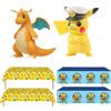 TAKARA TOMY Tovaglia Pokémon, Decorazione per Feste di Compleanno, Tovaglia Usa e Getta Pikachu, Accessori per Baby Shower, Articoli Pokémon
