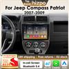 Hizpo 8G 128G 2Din Android 14 Autoradio per Jeep Compass Patriot 2007 - 2009 AI Car Multimedia GPS 4G Carplay con Snapdragon6115
