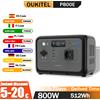 OUKITEL P800E Stazione di Alimentazione Portatile 800W di Potenza in Uscita 512Wh di Capacità LiFePO4 per Famiglia Campeggio Esterno Alimentazione di Backup