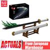 Mould King 10258 10259 10260 Saber Toys The Wado Ichimonji Yama e Sandai Kitetsu, blocchi da costruzione, regalo di Natale per bambini