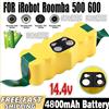 Batteria Ricaricabile 14.4V 4800mAh per Roomba, Compatibile con Serie 500 550 560 600 650 698 780 980 976, Batteria per Aspirapolvere iRobot