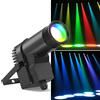 U'King 2 Pezzi 30W RGBW LED Pinspot Effetto Luce Scenica a Fascio, Luce Spot per Sfera Specchiata, DMX512, Faretto Colorato per DJ e Feste