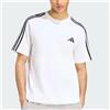 Adidas T-Shirt Adidas 3-Stripes da uomo rif. KY4116, Bianco