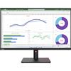 Lenovo ThinkVision T32h-30 Monitor IPS QHD da 31,5 con porta USB-C da 90 W per ambienti di lavoro ibridi