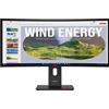 Lenovo ThinkVision T34WD-40 Monitor WQHD curvo da 34 con docking USB-C per ambienti di lavoro ibridi