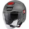 GIVI Casco Jet GIVI 12.5 SOLID COLOR - (Matt Titanium)