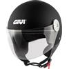GIVI Casco Jet GIVI 10.7 EVO SOLID COLOR - (Matt Black)