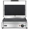 Griglia a contatto professionale XL - Piastre rigate - 3000 W - Cm. 50,8×45,8×23,4H.