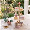 Pasticceria Giocattolo Durevoli Pasticcini Giocattolo Verniciato per Asilo Nido