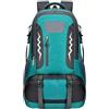 AZHKJKZH Zaino Trekking Zaino Da Campeggio 60 Litri, Per Escursionismo, Trekking, Per Uomo E Donna, Per Alpinismo, All'aperto, Borsa Viaggio Campeggio(Grün)