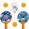 Generico Allenamento tennis tavolo Pong Interno Giocattolo Spaziale per Bambini | attività Interattivo Genitori Figli con Racchetta ABS Resistente, Migliora Reazione e Coordinazione
