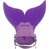 Generic Mermaid Swim Flippers With Slip Foot Pockets,blu