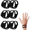 MQWDGJ 6 supporti per polso, 32 cm, colore nero, per sport e ufficio | Fascia elastica da polso per allenamento di forza, palestra, vita quotidiana e attività all'aperto