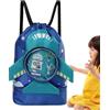 Generico Borsa da nuoto per bambini, Zaino da piscina Tessuto Oxford, impermeabile | Zaino con coulisse e tasca bagnata per il nuoto per piscina spiaggia viaggi doccia esterna sauna campeggio escursionismo