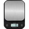 Domary Bilancia da Cucina, Display Digitale Ad Alta Precisione da 7 Kg/1 G | Acciaio Inossidabile ABS Impermeabile, Funzione Tara, Spegnimento Automatico a 6 Livelli, Bilancia Portatile per la Cottura