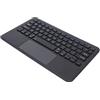Domary Tastiera Wireless con Touchpad, Design Portatile con Tasti a Forbice | Piede con Chiave a Forbice Digitazione Comoda, Materiale ABS, Connessione BT 5.0 per /OS X/Win