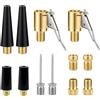 Axvxby Set di 12 adattatori multifunzionali per valvola Bosch Easy Pump, adattatore per valvola francese, adatto per pneumatici auto, biciclette e palloni