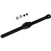 Yelvera Fibbie per pattini in linea per pattini a rotelle 250 mm serratura a | Design con blocco a cricchetto, impedisce l'allentamento, curvi sicuri, cinghia da 250 mm, nero o bianco