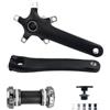 FACULX Guarnitura Bici 110BCD 5 172.5mm Lega Alluminio Guarnitura Bici | Lega alluminio leggera, 110BCD , braccio 170mm, ideale single speed, montaggio facile
