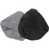 SAFIGLE 2 pezzi Coprisella Bici con Coulisse, Nero, 27x24x6cm | Tessuto Oxford 210D con PVC, Protezione da Pioggia e Polvere, per Cyclette e Bici Elettriche