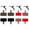 ATEHDDBD per Shimano M988 M985 XT TR M785 SLX M666 M675 per Deore M615 4 Paia pastiglie per Freni a Disco Biciclette Tamburo Freno Posteriore Gruppo Freno