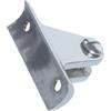 Yjcnelcr Staffa di montaggio per telaio in acciaio inox per tende da | Base curva con due fori di montaggio, 57 x 20 mm, cerniera a baldacchino per uso superiore Bimini