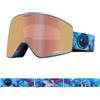 Dragon Alliance Dragon PXV2 - Maschera da neve unisex, modello Predator/LL Rose Gold Ionized & LL Midnight
