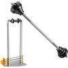 Generico Adattatore per perno passante per supporto per centratura ruota da biciclet | Lega di alluminio e acciaio inossidabile 304, dimensioni 17,5x2,6 cm, adatto per perni passanti da 12/15/20 mm e spaziatura