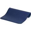Skullfit Tappetino fitness, yoga, palestra, allenamento, workout, ginnastica. Misure 60x190 cm con manici e borsa. Materiale EVA forte e morbido.Colore Blu