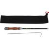 Nutup Canna da pesca pieghevole compatta 2,4 m Ultralight Stream Rod in fibra di carbonio estensibile stile penna per escursionismo