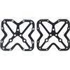 NiuLumea Adattatori leggeri per pedali in alluminio CNC per SPD e Look for KEO, converti i pedali di blocco in per piattaforme piatte MTB e bici da strada, nero