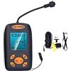 ZexLuvande Fish Finder senza fili con display LCD, trasduttore e allarme | Ecoscandaglio portatile per pesca all'aperto con lettura visiva e avviso di rilevamento dei pesci