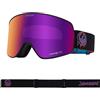Dragon Alliance Dragon NFX2 40458-040 - Maschera da neve unisex, con sonaglio/Lumalens, colore: Viola