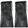 HEMOTON Sacca a Rete Coulisse Nero Nylon, per Snorkeling 2 Pezzi, Leggera | Asciugatura Rapida e Chiusura Sicura, Interni Spaziosi, per Pinne e Scarpe Acquatiche in Viaggio