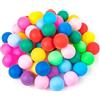 UVVRUR 50 palline da ping pong colorate da 40 mm, per adulti e bambini, giochi di famiglia, giocattolo per gatti (colorati)