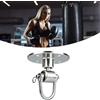 MAJONMMERD Supporto per Sacco da Boxe, Snodo in Ferro, Piastra da | Accessorio per Boxe, Costruzione in Ferro, Installazione a Soffitto, Uso Palestra Domestica, Compatibilità con Sacco da