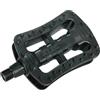 FUANA Pedale per bici in plastica nera antiscivolo per MTB 26 pollici piattaforma larga pedale per bicicletta antiscivolo per bici elettrica pedale in fibra di nylon per mountain bike 24 pollici leggero