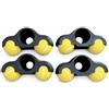 Generisch Wahoo Kickr Core Rocker Piedini V1 per Ruote per Bicicletta da Corsa | Design con palla da tennis, supporto stabile, per allenamento al chiuso, movimento oscillante, accessorio per Kickr