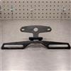 Supporto universale per targa triangolare posteriore per moto, in metallo