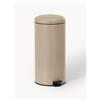 Westwing Collection Pattumiera con funzione pedale Rafa, 30 L - Beige