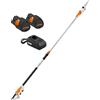 Stihl HTA 30 - Potatore Telescopico a Catena - 2 Batterie e Caricabatterie inclusi