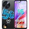 DOOGEE Smartphone DOOGEE Note59 Pro, Android 16, display 6,75" a 120Hz, batteria 6250mAh, 48GB+256GB di memoria, 5G, fotocamera da 16MP, NFC, sensore di impronte digitali, senza contratto