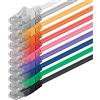 Merkloos Cavo LAN Ethernet Gigabit RJ45 - 7,5 m - Preassemblato - Set da 10 pezzi