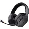 Merkloos Cuffie gaming wireless - Bluetooth e 2.4 GHz - Batteria fino a 70 ore - Nero