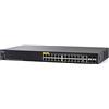 Cisco Switch gestito Cisco SG350-28P con 28 porte Gigabit Ethernet con 24 porte Gigabit Ethernet RJ45, 2 slot SFP, 2 porte Gigabit Ethernet combinate più PoE di 195 W, protezione limitata a vita (SG350-28P-K9-EU)