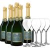 Champagne Deutz 6 Bottiglie Champagnes Deutz Brut Classic + 6 Flute - 4.5L
