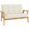 Aosom Divano - 2 posti, 115 cm, beige