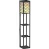 Aosom Lampada da terra - 26L x 26l x 160H cm, nero
