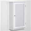 Aosom Pensile da bagno - a parete, bianco