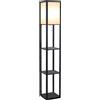 Aosom Lampada da terra - 26L x 26l x 160H cm, nero